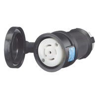 HUB-HBL-2813 - Conector Industrial con Bloqueo de Media Vuelta / 30 A / 120/208 V CA / NEMA L21-30R / 4 Polos 5 Hilos / 2.33 x 2.33 x 3.86 in / Grado Industrial