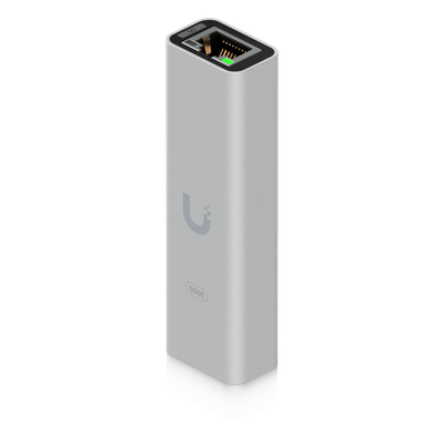 UACC-ADAPTER-RJ45-USBC-5GE - Adaptador USB-C a Ethernet / 5 GbE RJ45 / Indicador de Actividad LAN / Compatible con Mac, Windows y Linux / Construcción en Aluminio y Policarbonato / 38 g (1.3 oz)