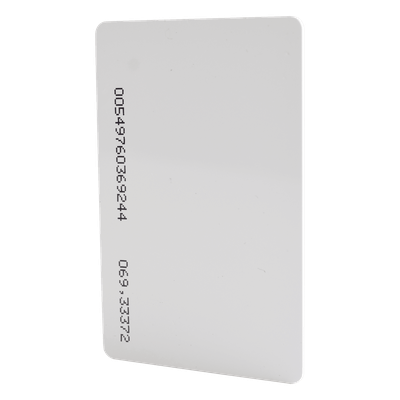 ATR-11 - Tarjeta de Proximidad / Formato ISO Delgada / 26 Bits / 125 kHz / Rango -35 a 65 °C / Impresión Doble Cara