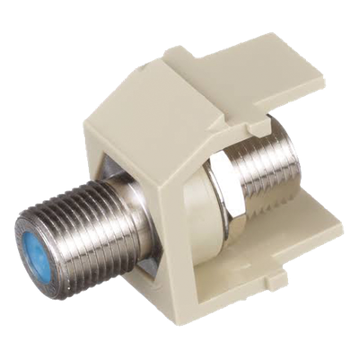 NKFEI - Módulo Acoplador Coaxial Tipo F / Keystone / 75 Ohms / 3.0 GHz / 1.17' x 0.86' x 0.66'