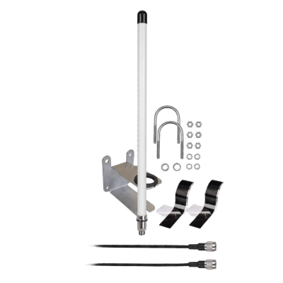 ACC-IOT-KAN09-02 - Antena LoRa / 6 dBi / 863-928 MHz / Dipolo Colineal / IP67 / Viento 240 km/h (150 mph) / Cable 1 m (3.28 ft)