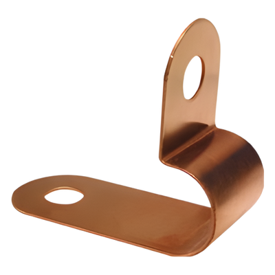 TG-ACP - Abrazadera de Cobre / 23.90 mm Base / 254 mm Largo / 62.49 mm Altura / Fijación de Cable a Pared