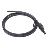 CBL-MC4-1.5BLK - Cable Fotovoltaico / 1.5 m (4.9 ft) / 10 AWG / MC4-H Macho / Negro / Doble Aislamiento