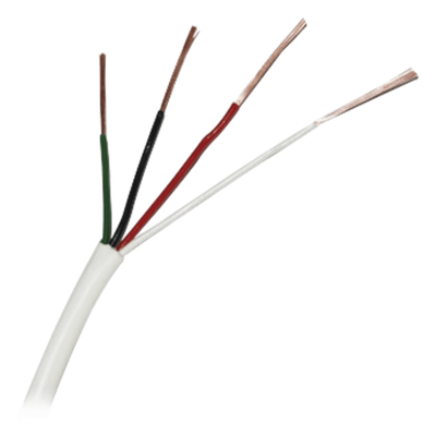 SY-22-04 - ( Venta x metro ) Cable 4x22 AWG, Color Blanco, uso INTERIOR, para aplicaciones en alarmas Aprobado UL, ( Hasta agotar existencias )
