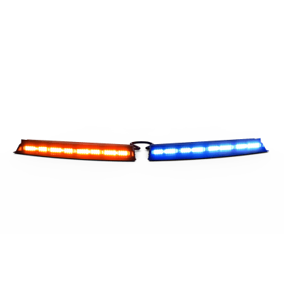 39-30008-CM - Barra de Luces Interior para Parabrisas / Tricolor Rojo-Azul-Blanco / 144 LED / 12-24 V / SAE Class I / Compatible con Matrix