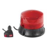 XM-1535-R - Burbuja LED Giratoria / 9 LEDs / Montaje Magnético / IP65 / 12 VCC / 2 Patrones de Destello