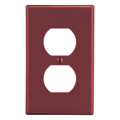 HUB-P8R - Placa de Pared / Duplex / Policarbonato / 4.63 x 2.88 x 0.25 in / Vertical / UL 94 V2