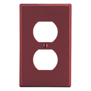 HUB-P8R - Placa de Pared / Duplex / Policarbonato / 4.63 x 2.88 x 0.25 in / Vertical / UL 94 V2