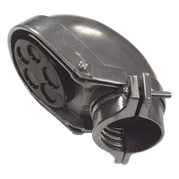 HUB-2404 - Mufa de Aluminio / Tipo Abrazadera / 1 in / UL 514B / 3.063 in Alto