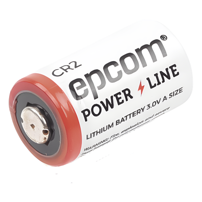 CR-2 - Batería de Litio CR2 / 3V / 850 mAh / Pulsos 2000 mA / -40°C a +60°C / Sello Hermético Vidrio-Metal