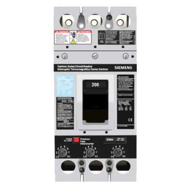 FXD63B200L - Interruptor Termomagnético / 600V CA / 3 Polos / 200A / Capacidad Interruptiva 35 kA / Zapatas Principales 350 kcmil