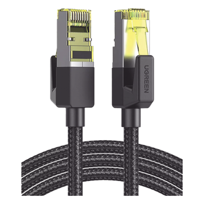 80424 - Cable Ethernet Cat7 / Blindaje F/FTP / 3 Metros (9.84 Pies) / 10 Gbps / 600 MHz / Conectores Oro