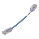 UTP28SP6INBU - Cable de Parcheo UTP Cat6 / 28AWG Diámetro Reducido / 15.2 cm (0.5 pies) / Azul / LSZH/CM / PoE++