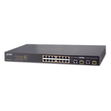 FGSW-1816HPS - PLANET FGSW-1816HPS switch Gestionado L2 Fast Ethernet (10/100) Energía sobre Ethernet (PoE) Azul