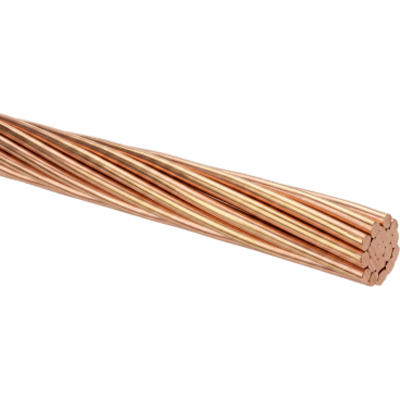 QX30 - Cable de Cobre Desnudo | Calibre 6 AWG | Construcción Concéntrica | Alta Conductividad Eléctrica | Uso en Líneas Aéreas y Puestas a Tierra