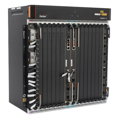 AN6000-15 - OLT Carrier Class Modular / 14 Ranuras de Servicio / 240 Puertos GPON / Switching 6.8 Tbps / Fuente Redundante -48Vdc / 11 UR