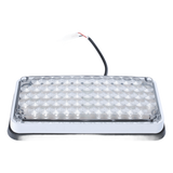 XLTE295RW - Luz de Advertencia LED / 7x3" / Bicolor Rojo/Claro / 66 LEDs / 12 VCC / 10 Patrones de Destello / Montaje Permanente