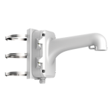 DS-1604ZJ-POLE - Soporte de Montaje en Poste / Caja de Conexiones Integrada / Diámetro Ajustable 67-127 mm / Capacidad 10 kg / 14.0 x 10.3 x 6.7 in