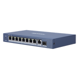 DS-3E0510P-E - Switch Gigabit PoE+ / No Administrable / 8 Puertos 1000 Mbps PoE+ / 1 Puerto 1000 Mbps de Uplink + 1 Puerto SFP / 110 Watts