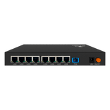 V2808-8GL-PSE - ONU Dual EPON/GPON / 8 Puertos PoE 802.3at Gigabit / 1 Puerto SC/UPC / Triple Play / Gestión OLT