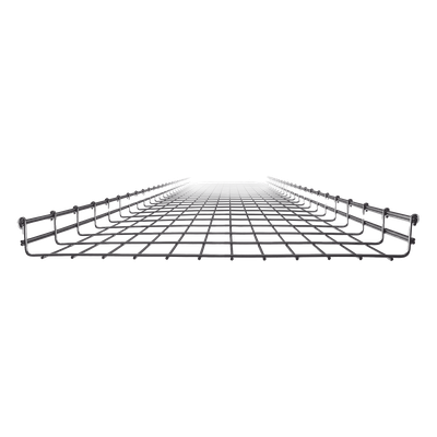 MG-50-438EZ - Charola Tipo Malla / 66 mm Peralte / 600 mm Ancho / 3 m Longitud / 10 pies / Electro Zinc / 630 Cables Cat6