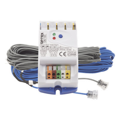 OS12CT - Sensor de Seguridad Infrarrojo Activo / Haz Único / Cabezales 15 mm / Puertas Automáticas / Terminales sin Tornillos