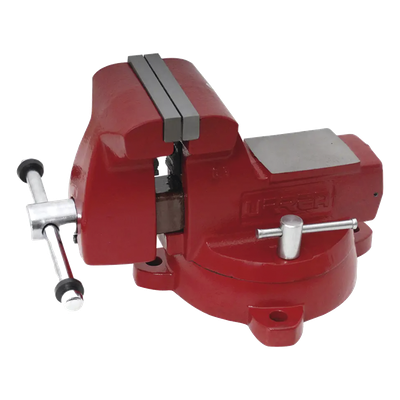 SYS-424-HD - Tornillo de Banco / Acero al Carbono Pulido / Mordaza 4' / Garganta 3-27/64' / Compatible con Tubo 1/4' a 2'