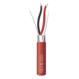4402-1104 - Cable FPLR para Alarmas de Incendio / 2x18 AWG / Blindado / 305 m (1000 ft) / Rojo / -20°C a 75°C