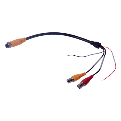 TRANSFERCABLE - Cable Adaptador para MDVR / Conector Aviación 4 Pines a BNC / Video, Audio y Alimentación / 40 cm (15.7 in)