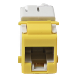 U5-K05NS - Jack Keystone / Cat5e UTP / Impacto 110 / T568A-B / -10 a 60°C / Amarillo