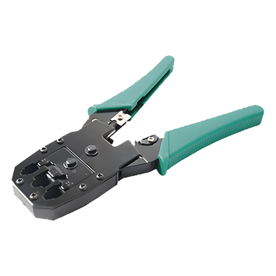 SYSRJ45CT - Pinzas Ponchadoras / RJ11-RJ12-RJ45 / Cat5e-Cat6-Cat6a / 4-6-8 Conductores / Corte y Pelado Integrados