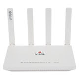 V2804-AX15T - ONU XPON / Wi-Fi 6 AX1500 / 4 Puertos Gigabit / CATV con AGC / 4 Antenas 5 dBi / PON SC/APC