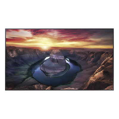 QM50C - Pantalla LED Profesional / 50 Pulgadas / UHD 4K 3840x2160 / 500 Nits / Operación 24/7 / HDMI 2.0 y DisplayPort 1.2 / Compatible VESA / Rotación Horizontal y Vertical