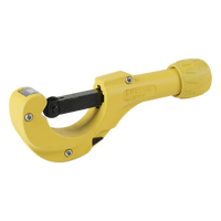 SYS-121154 - Cortatubos Profesional / Diámetro Ajustable 5/32' a 2' / Cuerpo Zamak / Navaja Telescópica y para Rebabas / 4' Longitud / Cobre, Latón y Metales