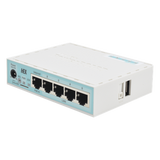 RB750GR3 - Mikrotik RB750GR3 router Gigabit Ethernet Turquesa, Blanco