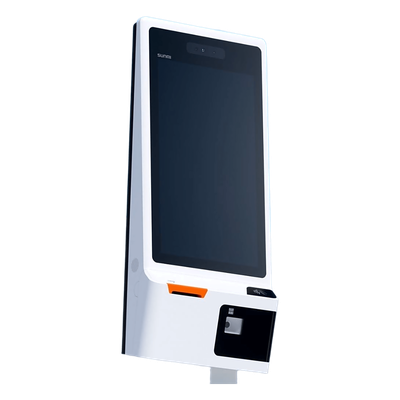 K2KIOSKO - Kiosco Inteligente Autoservicio / Pantalla 23.8" FHD Táctil / Procesador Octa-Core 2.7 GHz / 6 GB RAM + 128 GB ROM / Impresora Térmica 80 mm / NFC 3 en 1 / Wi-Fi 6E / Montaje Piso o Pared
