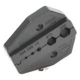 RFA-4005-01 - Mordaza para Plegar Conectores de Anillo / 5 Cavidades Intercambiables / Cables RG-58/U, RG-59/U, RG-142/U, RG-8/X / 0.052" a 0.255"
