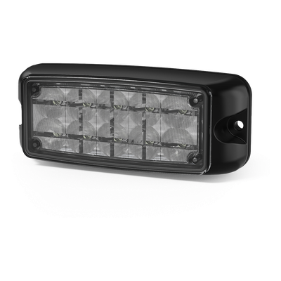 CD4081RB - Luz LED de Advertencia / 10 LED de Alta Intensidad / Rojo/Azul / Montaje Superficial / 12-24 VDC / SAE Clase I / IP Resistente al Agua