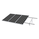 VEKTOR8RPRO - Kit de Montaje para Panel Solar / Riel 5 de 5.4 m (17.7 ft) / 4 Módulos de 35 mm / Velocidad de Viento 190 km/h / Inclinación 20-45° / Ground Clip Integrado