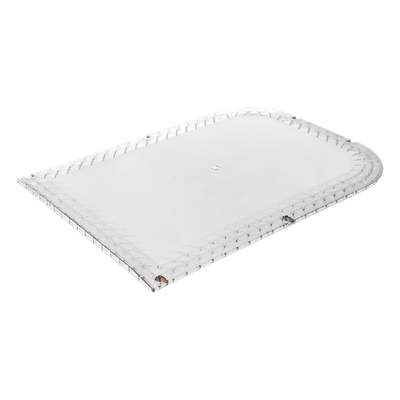 Z67-DLW - Domo lateral de reemplazo / Policarbonato transparente / Compatible X67A / Resistente UV e impactos