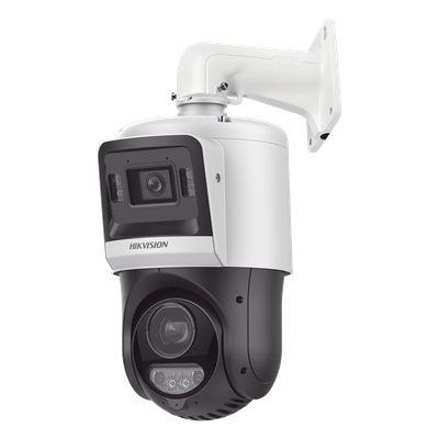DS-2SE4C425MWG-E/14(F0) - PTZ IP TandemVu / 4 Megapixel + 4 Megapixel / Zoom Óptico 25X / IR 100 m (328.1 ft) + Luz Blanca 30 m (98.4 ft) / DarkFighter / IP67 / PoE+