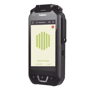 RG750 - Smartphone PoC / PTT Misión Crítica / Altavoz 105 dB / Batería 5000 mAh / IP68 / LTE Global / Qualcomm Octa-Core 2.0 GHz
