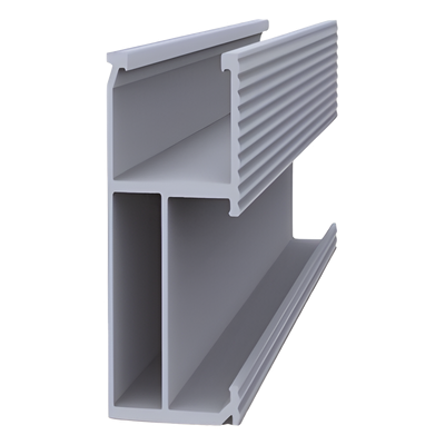 EPLSR81400 - Riel de Montaje Fotovoltaico / Aluminio Anodizado / 1400 mm (4.59 ft) / Módulos Solares / Estructuras Personalizadas / Resistencia Extrema