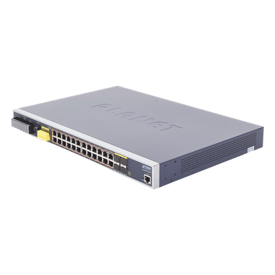 IGS-6325-24P4S - PLANET IGS-6325-24P4S switch Gestionado L3 Gigabit Ethernet (10/100/1000) Energía sobre Ethernet (PoE) 1U Azul