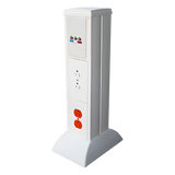 TH-MIC - Mini Columna de Gestión de Cables / Sistema Modular / -40°C a +85°C / PVC y ABS de Alto Impacto / 2.89 lb / NOM-001-SEDE-2005