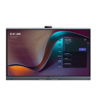 MB-86-PRO-A02 - Centro de Colaboración Inteligente / Pantalla Táctil 4K UHD / Triple Cámara 50 MP / Zoom Híbrido 16x / Audio AI 12 m (39.4 ft) / Android 13 / Microsoft Teams y Zoom Rooms