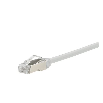 STP28X0.5M - Patch Cord Cat6A / 28 AWG / S/FTP / CM/LS0H / 0.5 m (1.64 ft) / Blanco