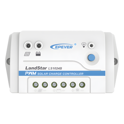 LS-1024-B - Controlador de Carga Solar PWM / 10 A / 12/24 VCC / RS-485 / Baterías Gel-AGM-Selladas