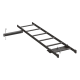 E45RUBKIT - Kit de Conexión de Rack a Pared, Con Escalerilla de 1.3 m de Largo y 12 in de Ancho, de Acero, Color Negro