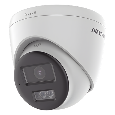 DS-2CE78U0T-LTS - Cámara Turret TURBOHD / 4K 8 Megapixel / Dual Light 40 m (131.2 ft) / Audio Bidireccional / IP67 / Lente 2.8 mm / 113°
